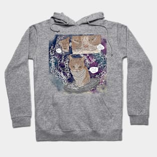 Cat on Space Hoodie